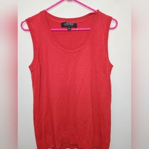 Kasper Juniors Red Sleeveless Top